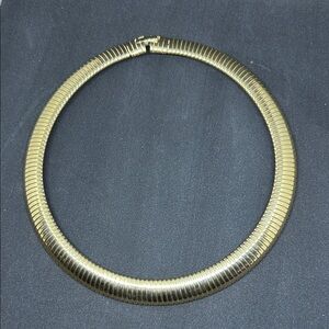 Gold Snake Choker 18" necklace